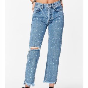 LF Carmar Denim Rhinestone Jeans